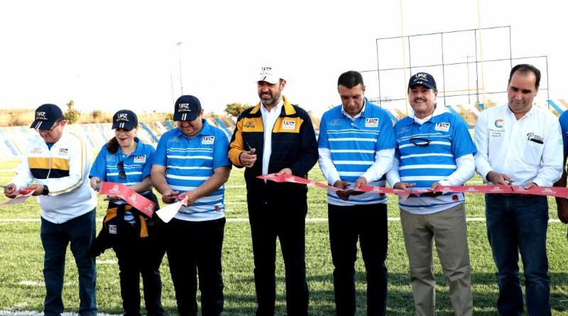 INAUGURAN PRIMERA CANCHA DE FÚTBOL AMERICANO EN LA BUAZ, EN BENEFICIO DE LA COMUNIDAD UNIVERSITARIA