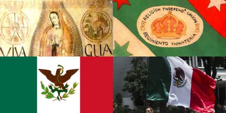 ¿Cuántas banderas oficiales ha tenido México a lo largo de su historia